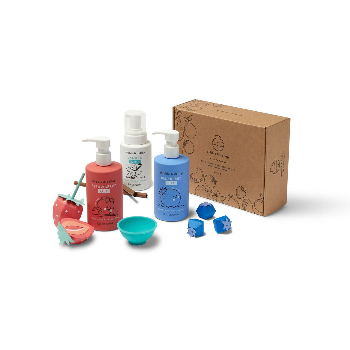 Americana Bubble Box Bath Set - HoneyBug 