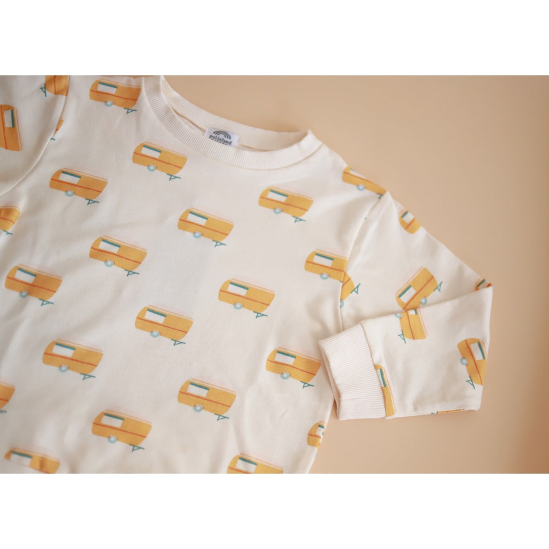 Retro Camper Kid's Pullover Sweatshirt - HoneyBug 