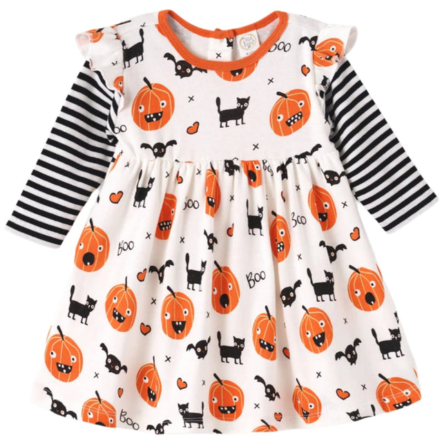 Playful Pumpkins Dress - HoneyBug 