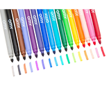 16 Ultra-washable Felt Pens - HoneyBug 