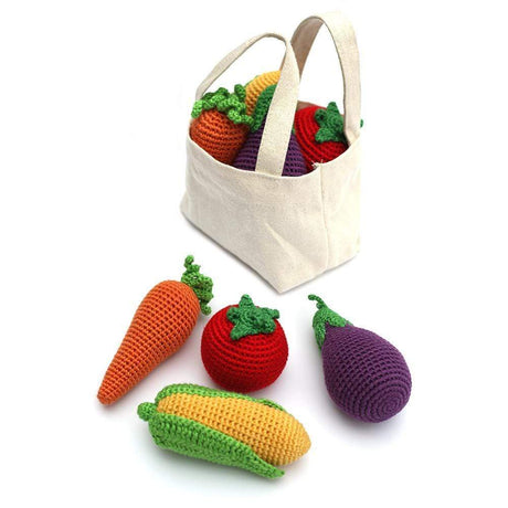 Veggie Rattles (Set of 4) - HoneyBug 