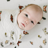 Butterfly Migration Crib Sheet - HoneyBug 