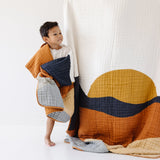 Large Sunset Throw Blanket - HoneyBug 