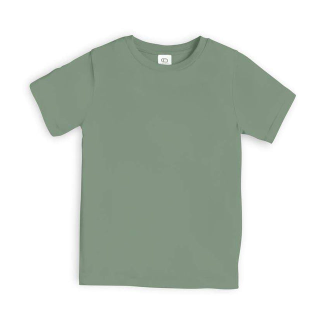 Classic Crew Neck Tee - Thyme - HoneyBug 