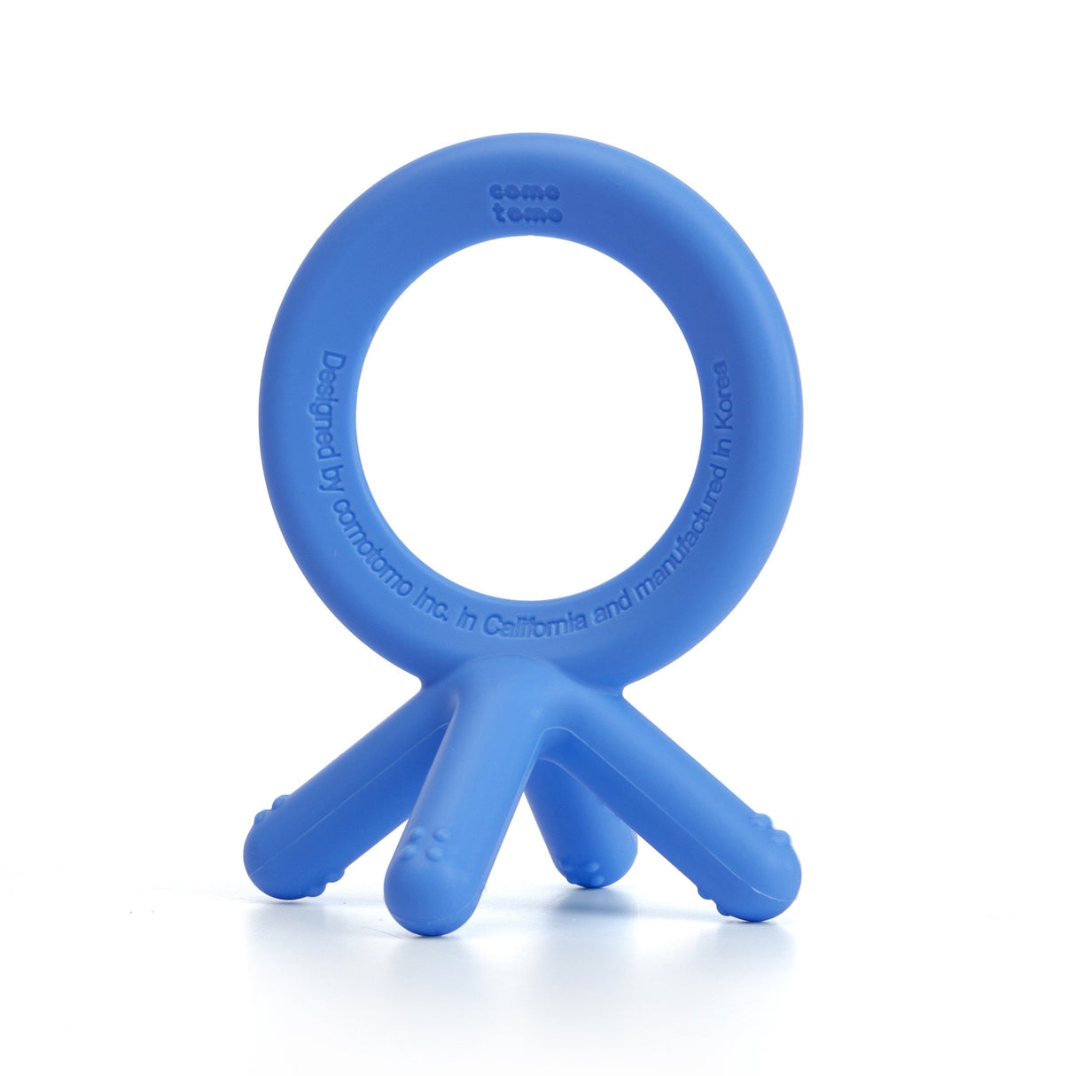 Comotomo Silicone Baby Teethers - Blue - HoneyBug 