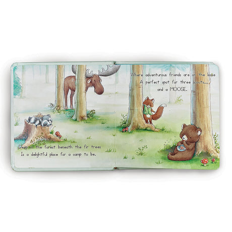 Camp Cricket Board Book - HoneyBug 