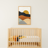 Sunset Crib Sheet - HoneyBug 