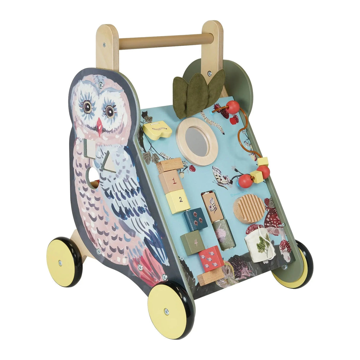 Wildwoods Owl Push-Cart by Manhattan Toy - HoneyBug 