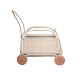 Ollie Rattan Push Car - HoneyBug 