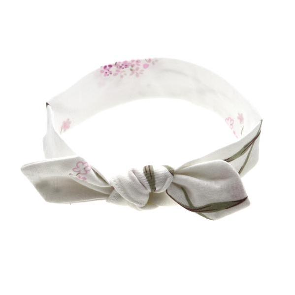 Pink Clustered Flowers | Bow Headband - HoneyBug 