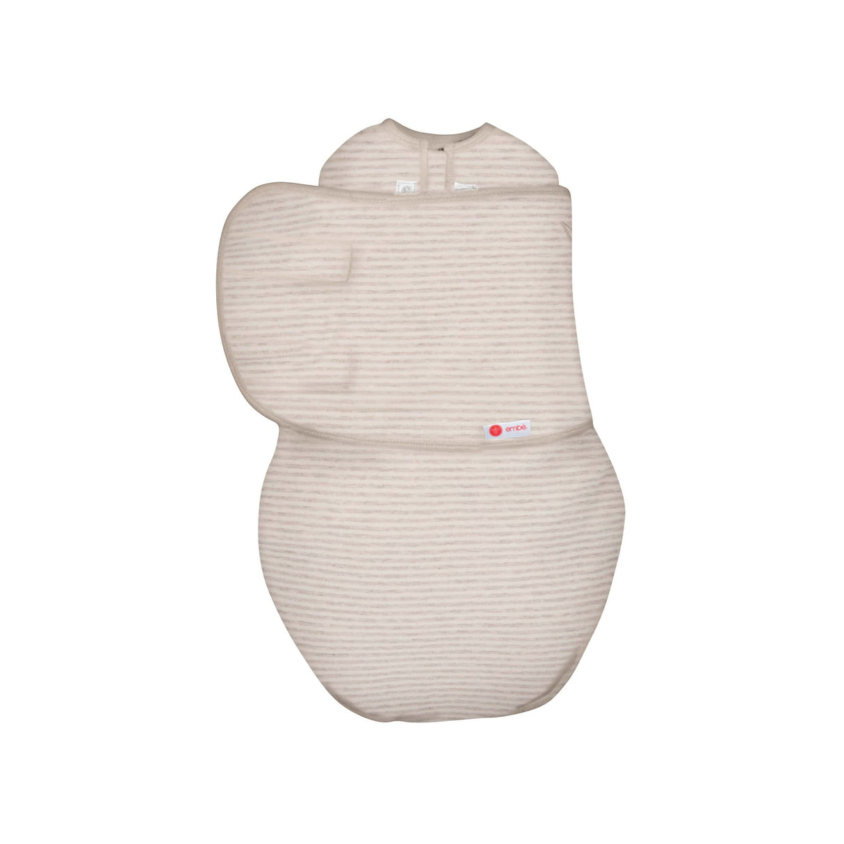 Oatmeal Stripe (GOTS certified) | Starter Swaddle Organic - HoneyBug 