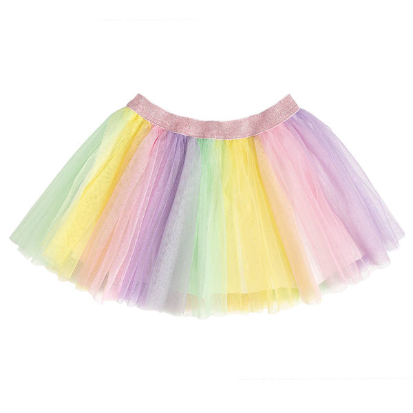 Pastel Women Tulle Skirt, Rainbow Tutu Skirt
