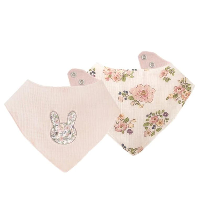 Bunny Bandana 2 Pc Bib Set - HoneyBug 