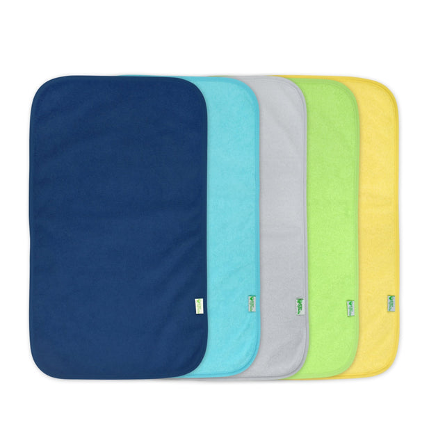 Stay Dry Burp Pads - 5 pack - Blue - HoneyBug 