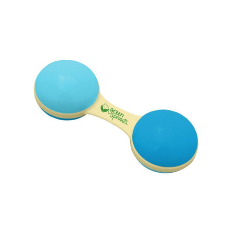 Sprout Ware Dumbbell Rattle - Blue - HoneyBug 