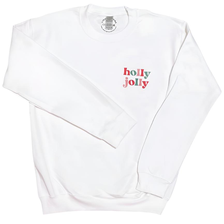 Holly Jolly Crewneck Sweatshirt - HoneyBug 