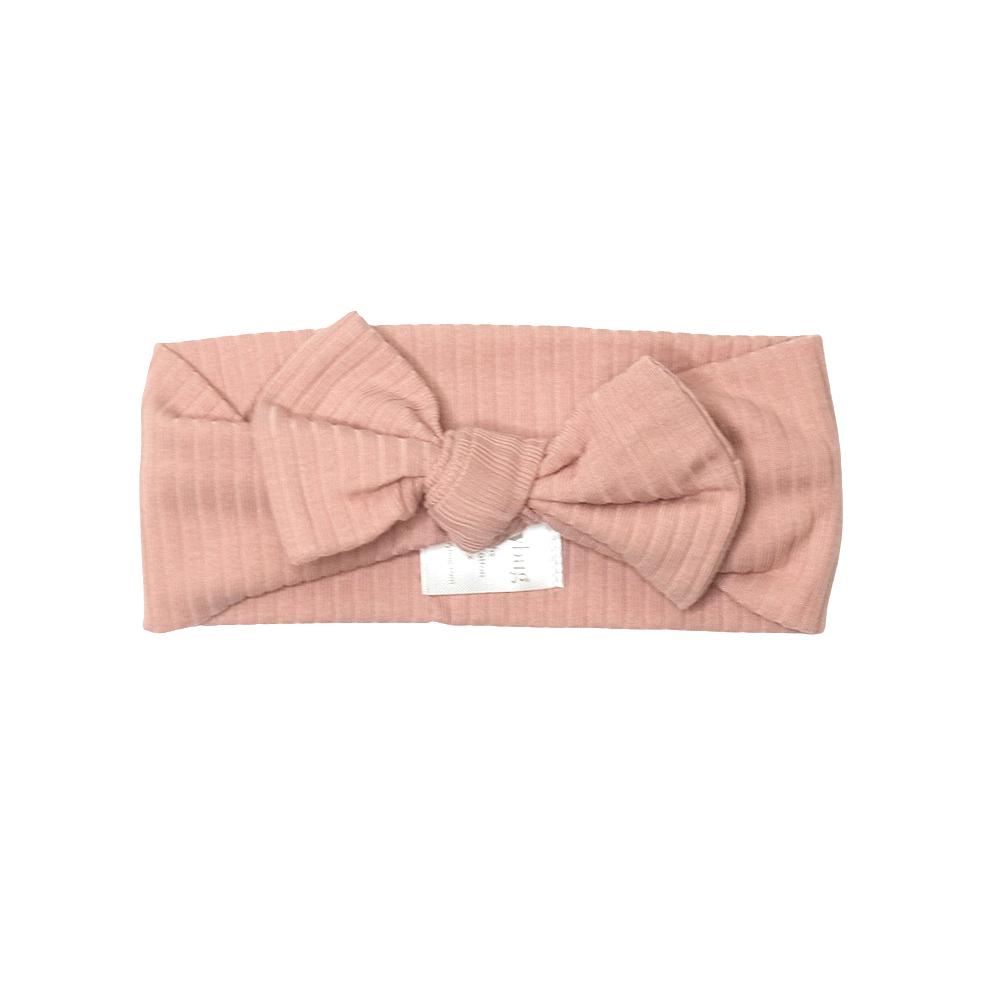 Organic Cotton Headband - Blush - HoneyBug 