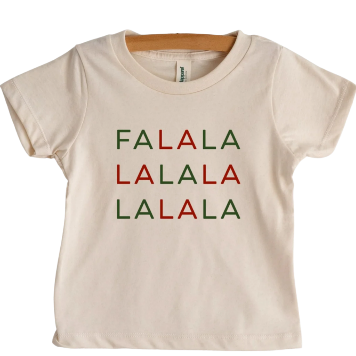 Fa La La La La Organic Baby and Kids Christmas Tee - HoneyBug 