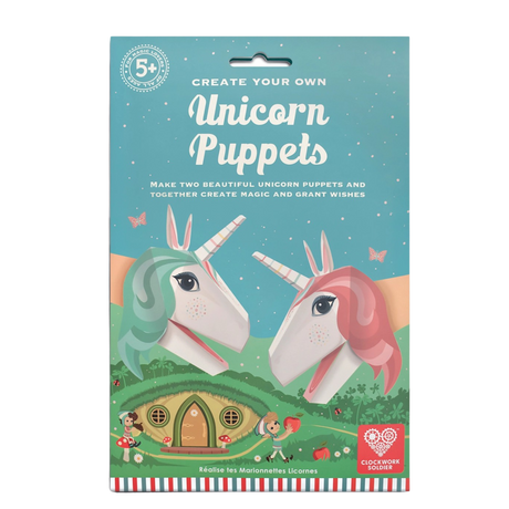 Create Your Own Unicorn Puppets - HoneyBug 