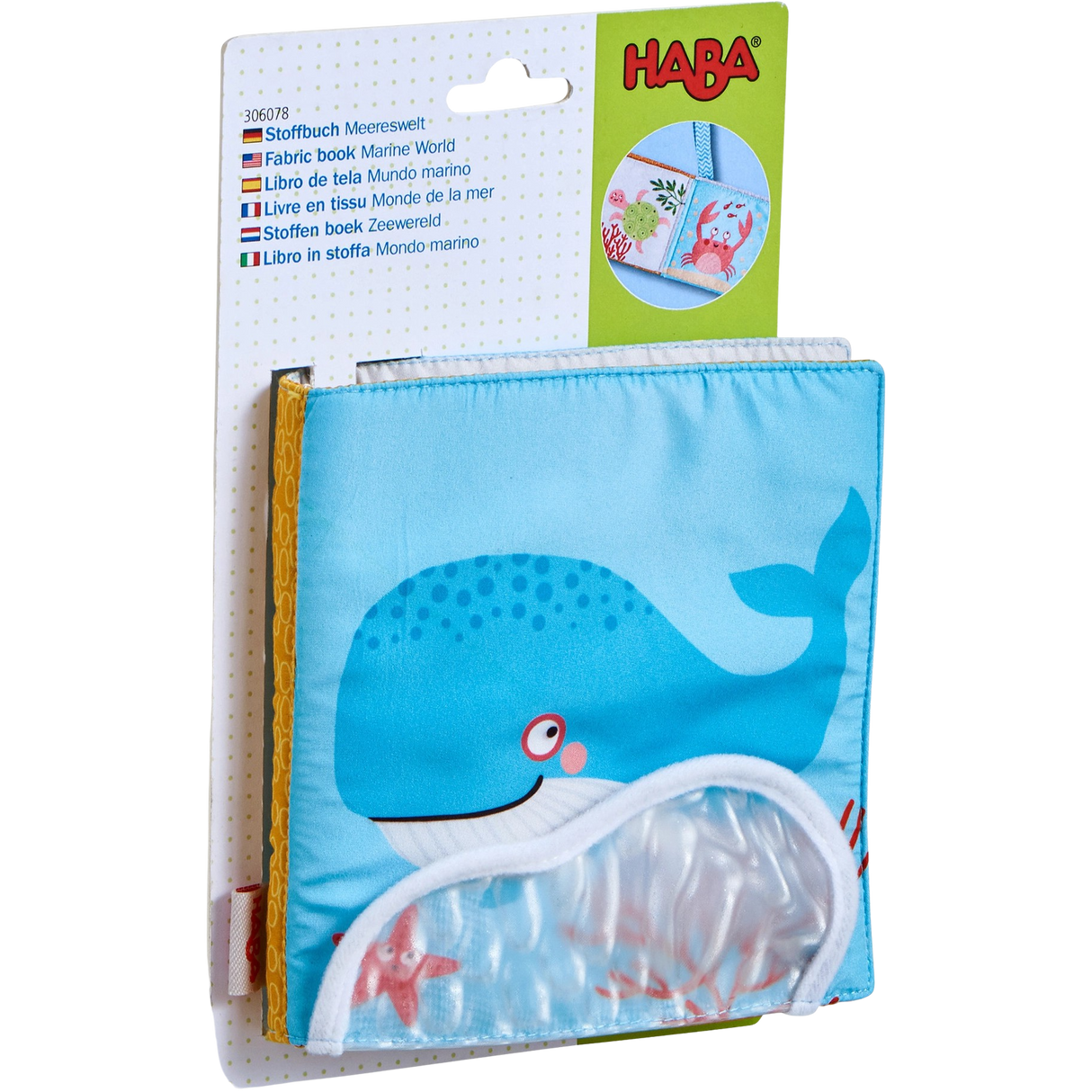 Fabric Book Marine World - HoneyBug 