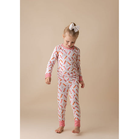 Pink Carrot Two Piece Set - HoneyBug 