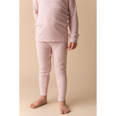 Petal Pink Ribbed Two Piece Set - HoneyBug 