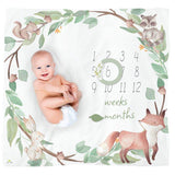 Cutie Captures™ Woodland Milestone Blanket - HoneyBug 