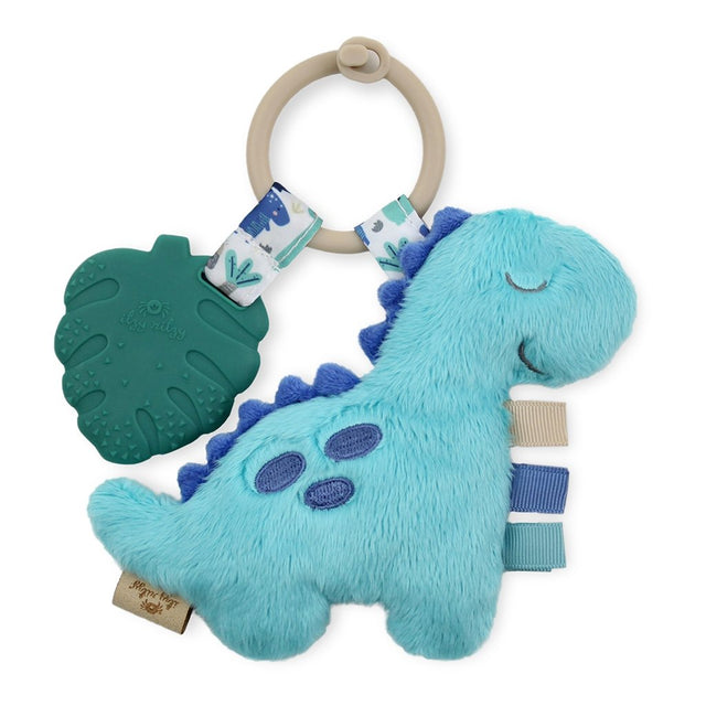 Itzy Pal™ Plush + Teether - Dino - HoneyBug 