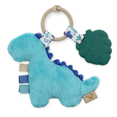 Itzy Pal™ Plush + Teether - Dino - HoneyBug 