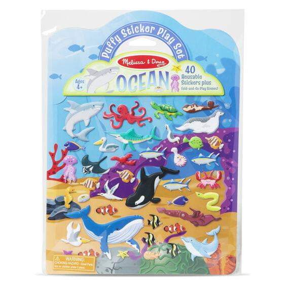 Puffy Sticker Play Set - Ocean - HoneyBug 