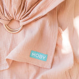 MOBY Ring Sling - Double Gauze - Rose - HoneyBug 