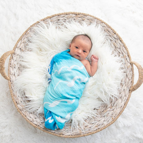 Nalu Muslin Swaddle Blanket - HoneyBug 