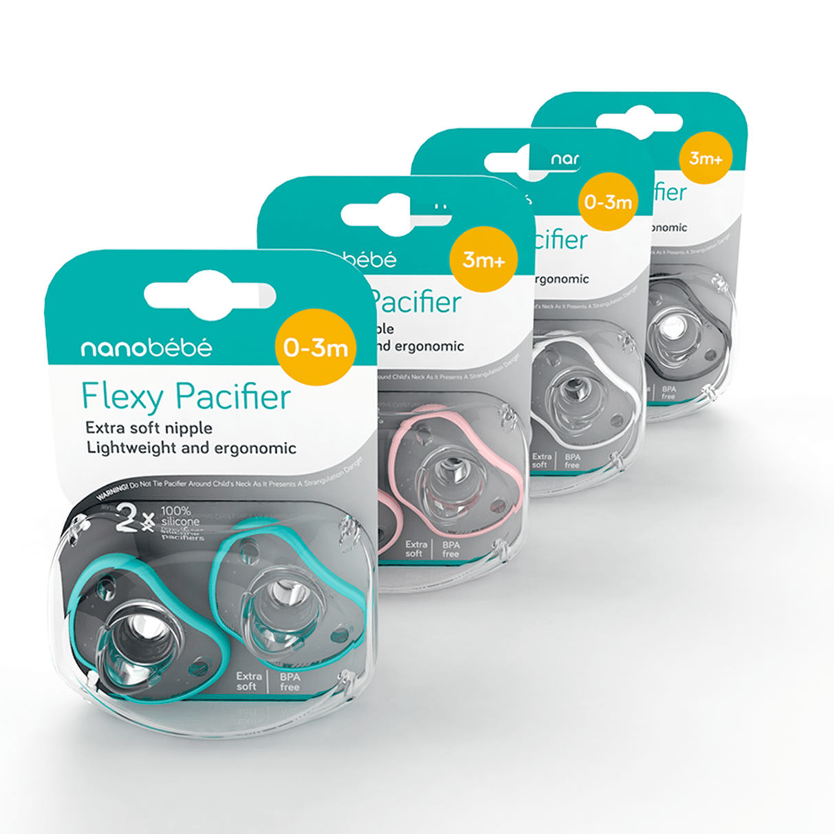 Flexy Pacifiers - HoneyBug 