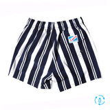 Navy Stripes - Kids Swim Trunks by Bermies - HoneyBug 