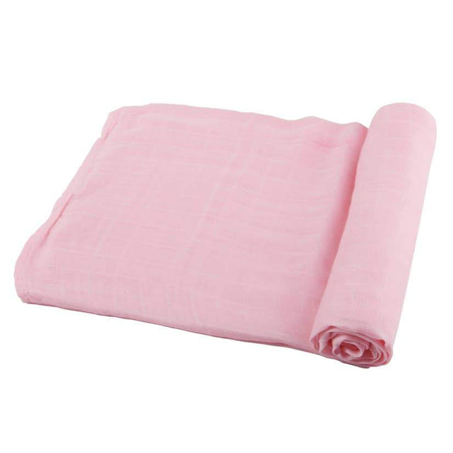 Solid Pink Swaddle - HoneyBug 