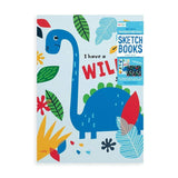 Dino Days Doodle Pad Duo Sketchbooks - Set of 2 - HoneyBug 