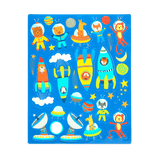 Play Again! Reusable Sticker Scenes - Space Critters - HoneyBug 