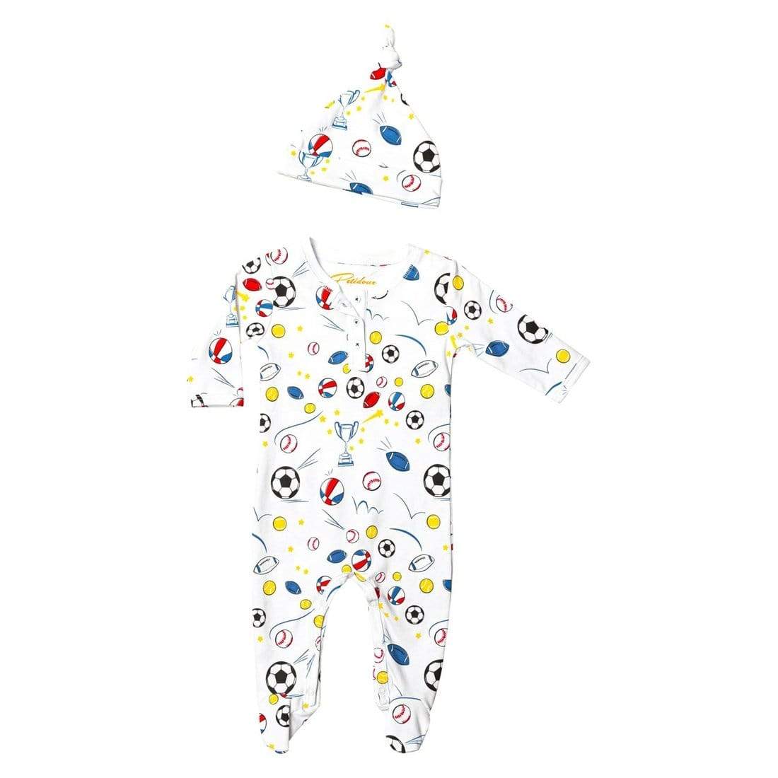 Sports Champion Baby Onesie+Hat - HoneyBug 