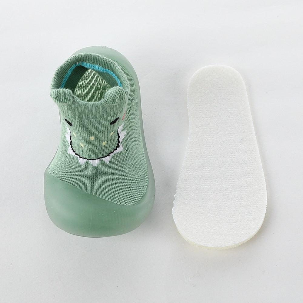 Baby Pet Sock Shoes - Monster Green - HoneyBug 