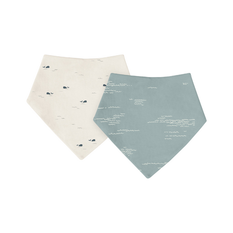 2-Pack Bibs - Whale + Ocean - HoneyBug 