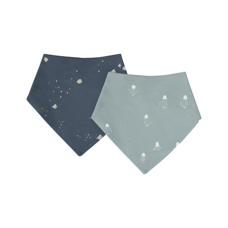 2-Pack Bibs - Jellyfish + Harbor - HoneyBug 