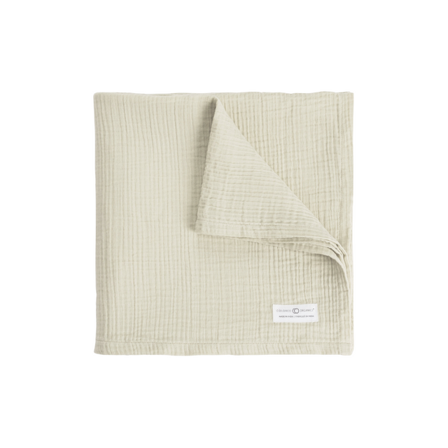 Muslin Swaddle Blanket - Sage - HoneyBug 