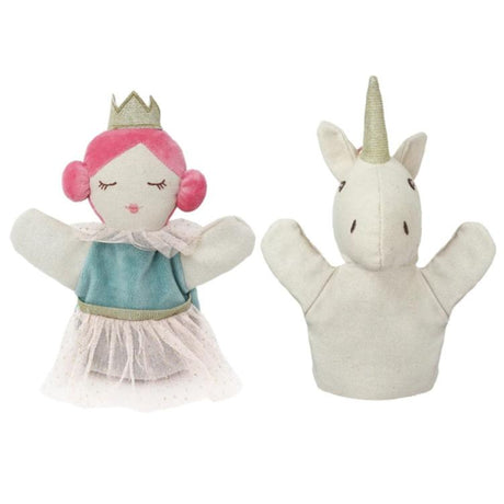 Princess & Unicorn Hand Puppet Set - HoneyBug 