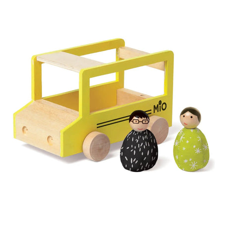 MiO School Bus + 2 People by Manhattan Toy - HoneyBug 