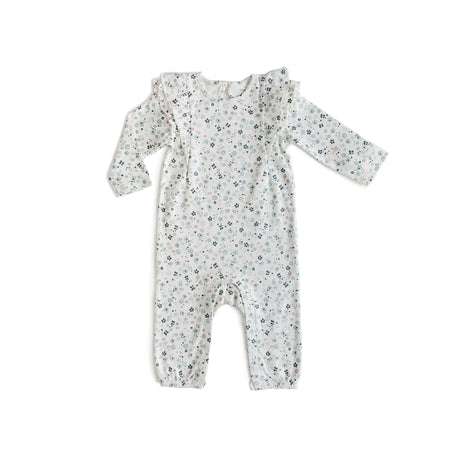 Organic Flutter Romper - Bluebells - HoneyBug 