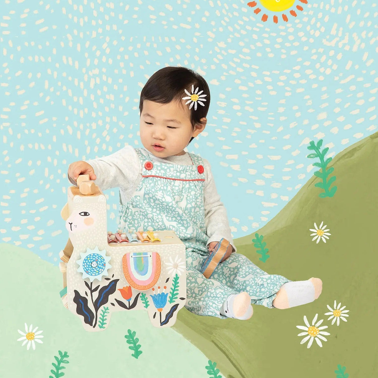 Musical Lili Llama by Manhattan Toy - HoneyBug 