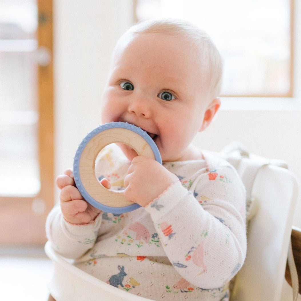 Silicone Wrapped Teether - HoneyBug 