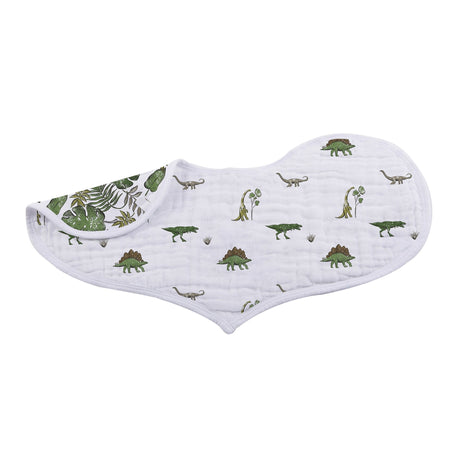 Dino Days Cotton Burp Cloth Bib 2PK - HoneyBug 