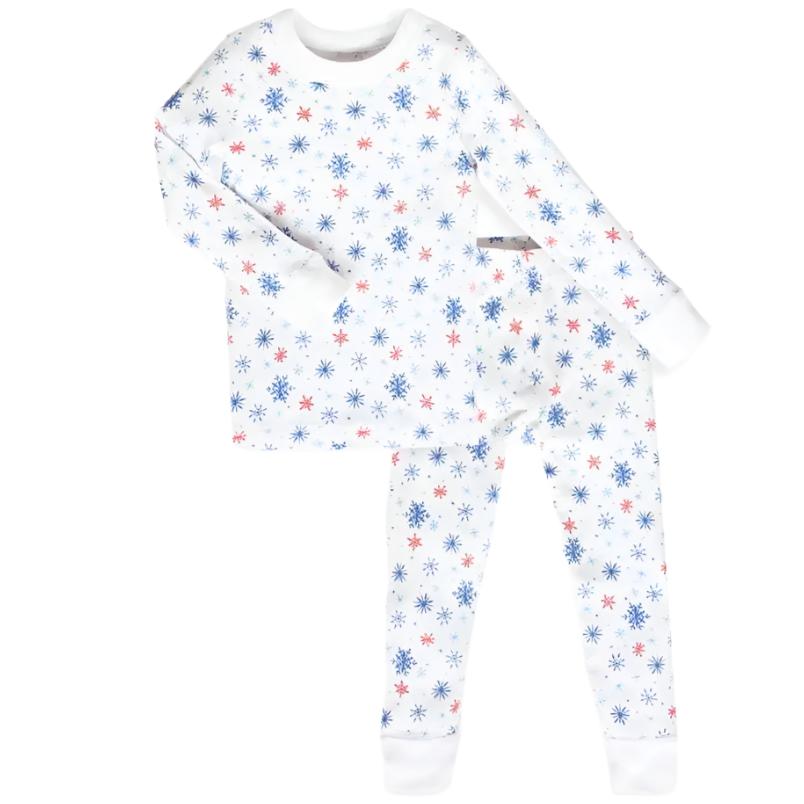 White snowflake online pajamas