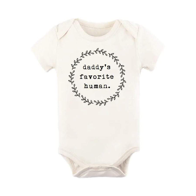 Daddy's Favorite Human Bodysuit - Short Sleeve - HoneyBug 